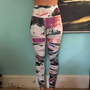 Floral lulu leggings